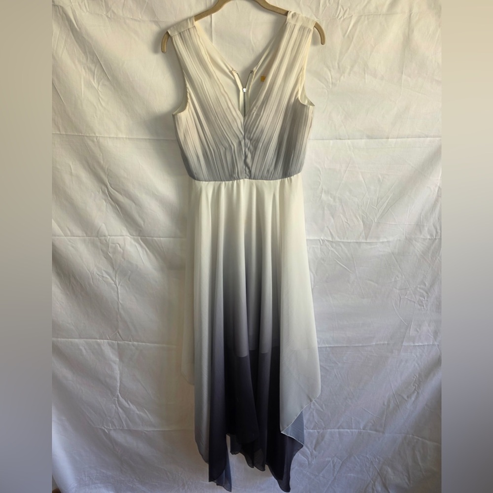 Catherine Malandrino Gray Ombre High Low Flow Dress